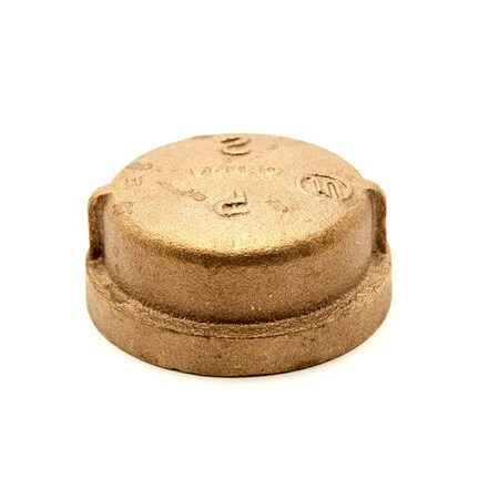 Thrifco Plumbing 3/8 Brass Cap 9318082